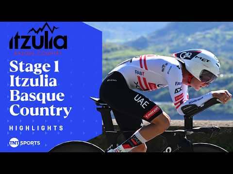 TIME TRIAL THRILLER! ⌚ | Men's Stage 1 2026 Itzulia Basque Country Final KM's | TNT Sports Cycling