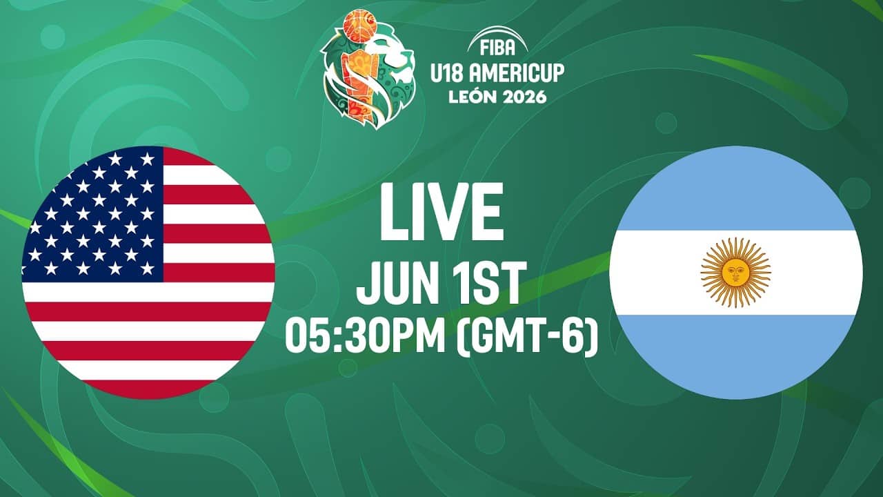 LIVE - USA v Argentina | FIBA U18 AmeriCup 2026