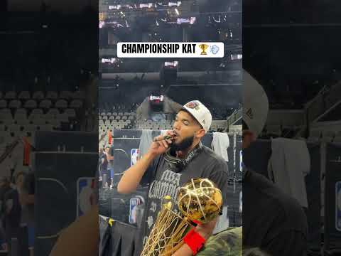KAT taking in the moment 🙌🏆
