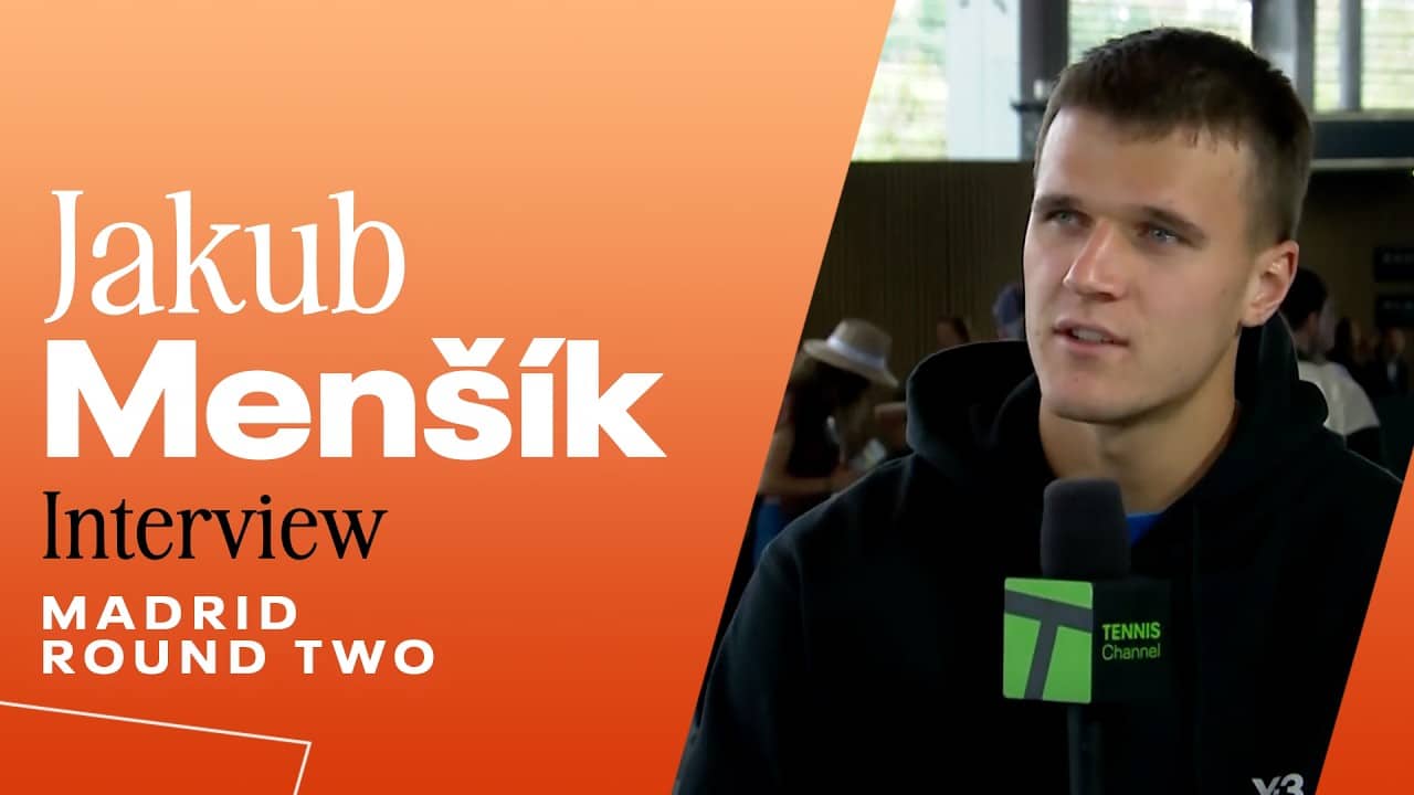 Jakub Mensik believes clay is in his blood | 2026 Madrid