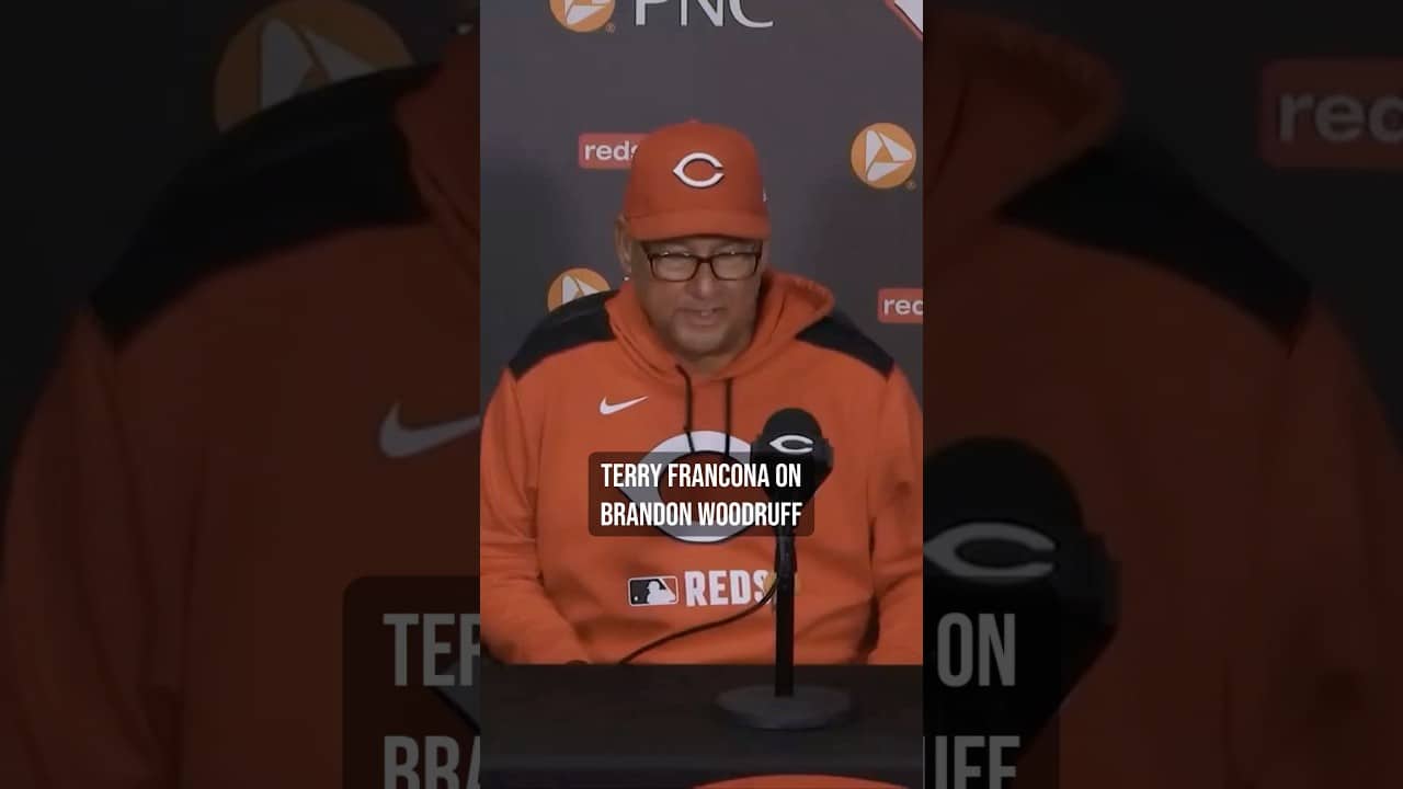 Terry Francona on the Cincinnati Reds Offensive Struggles vs Brandon Woodruff and Milwaukee Brewers