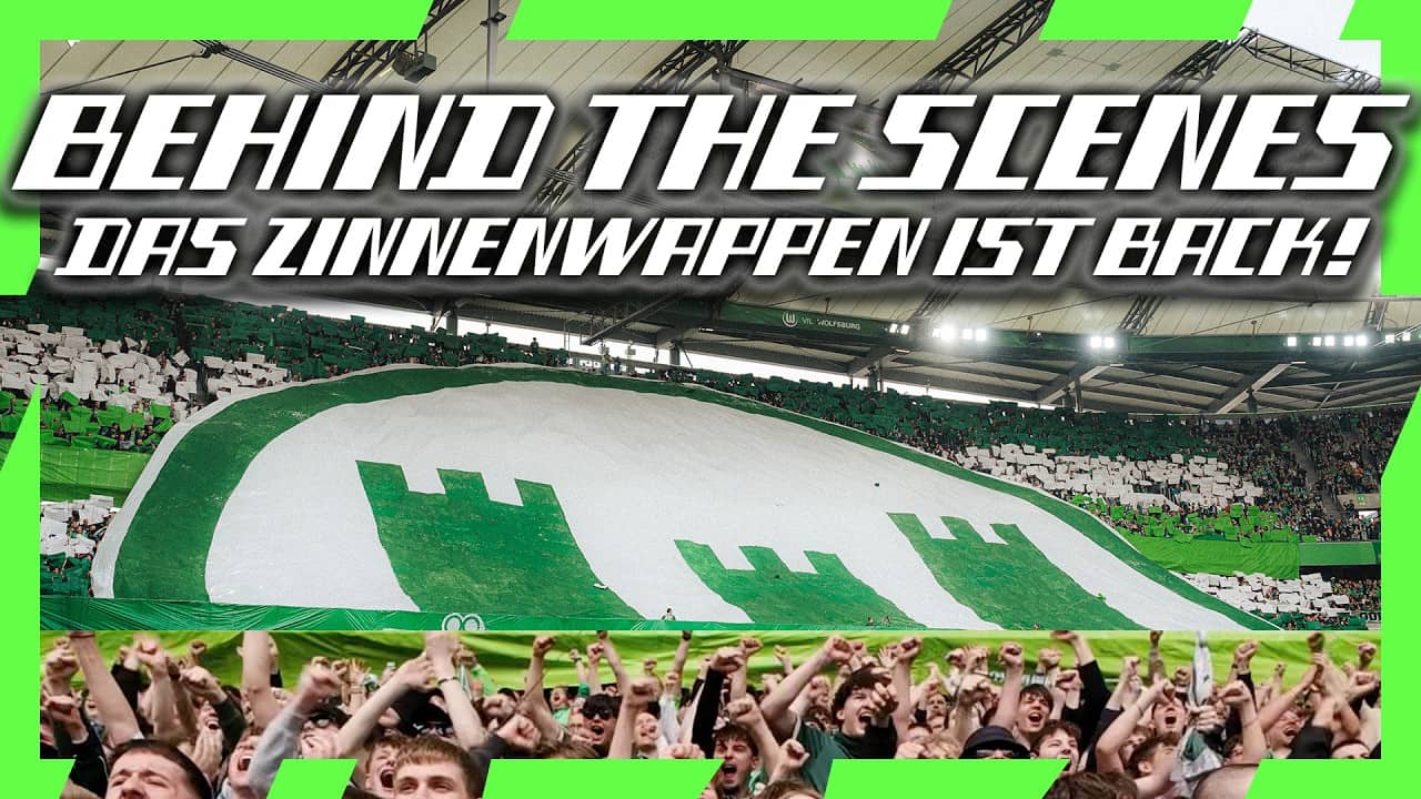 Das lange Warten hat ein Ende 🙌💚 | BTS zur Präsentation des Zinnenwappens | WölfeTV