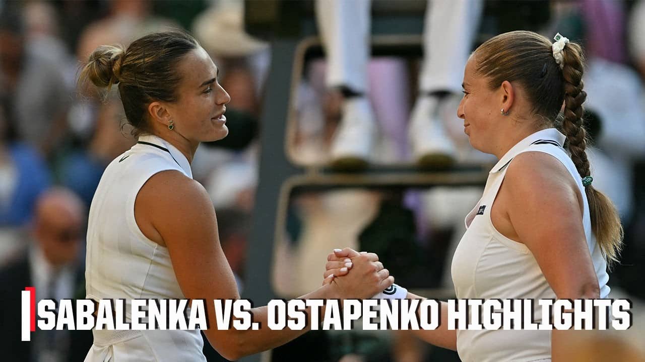 Third Round: Aryna Sabalenka vs. Jelena Ostapenko | Full Game Highlights | 2026 Wimbledon