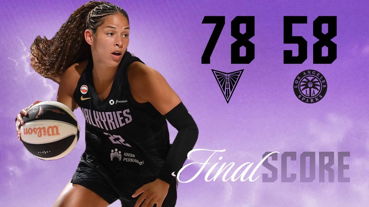 Valkyries Dominate the Sparks 78-58 | Commissioner's Cup Highlights vs Los Angeles Sparks