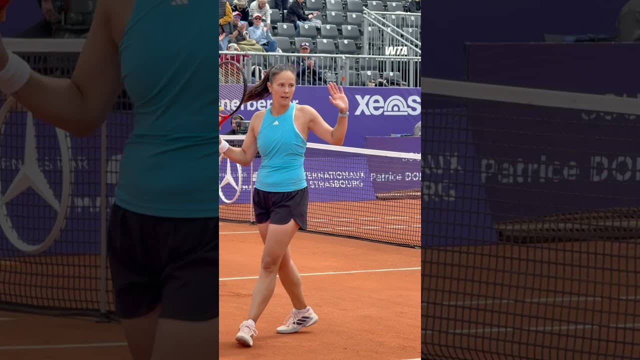 Powering through 👊Daria Kasatkina fights past Samsonova to book her place in the next round! #IS26