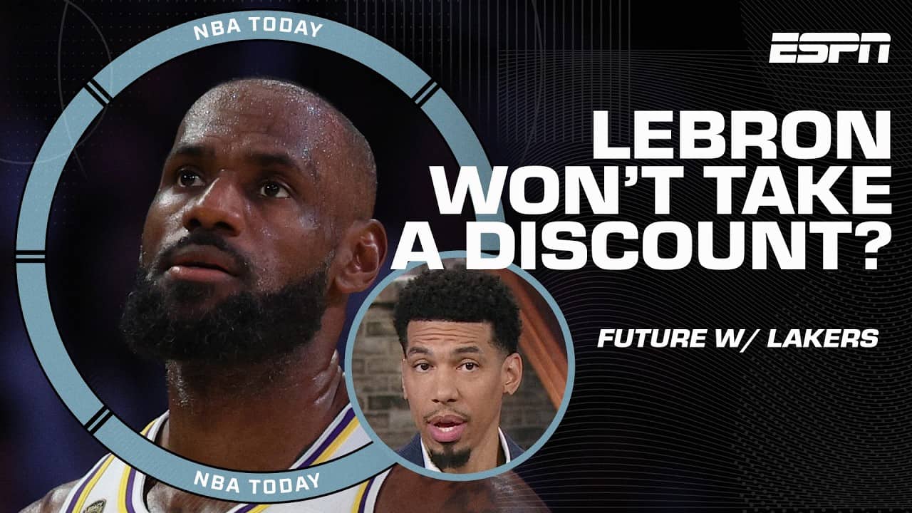 Will LeBron remain a Laker? Danny Green says LBJ won't VALUE himself at a discount 👀 | NBA Today