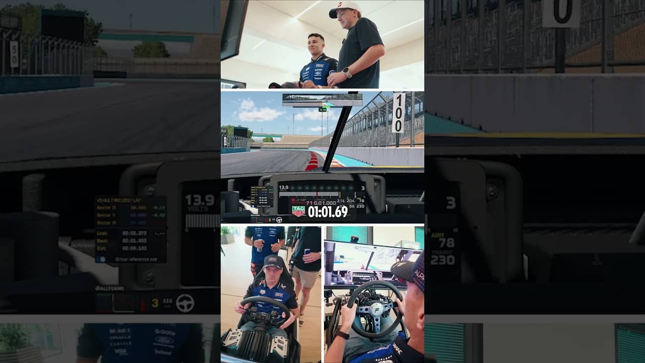 Max Verstappen vs NASCAR! #F1