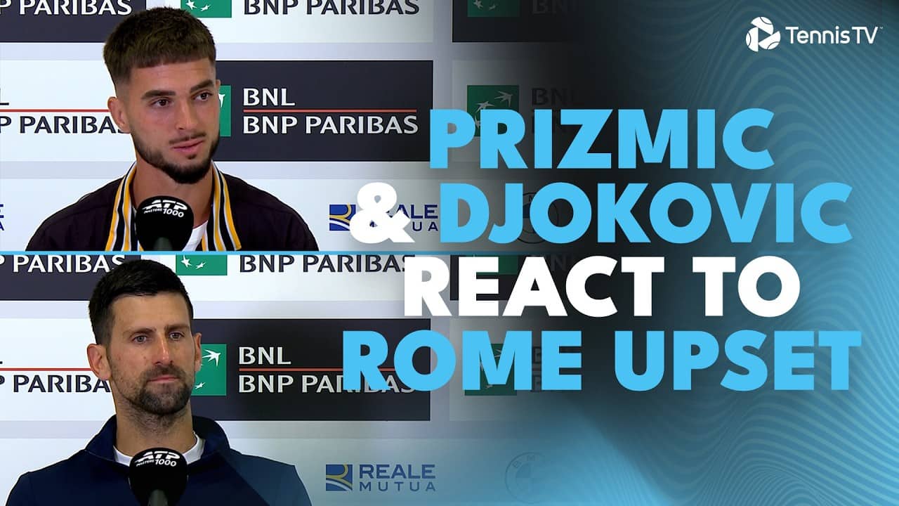 Novak Djokovic & Dino Prizmic React To Rome Upset 🗣️ | Rome 2026