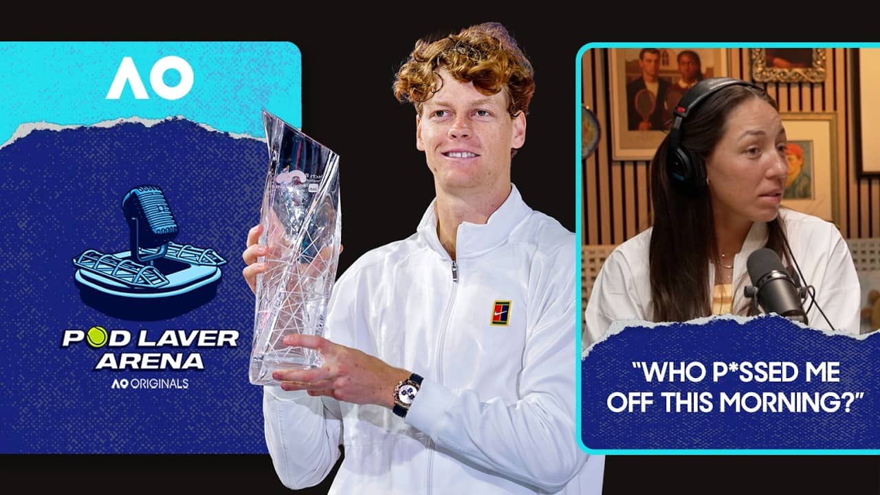 Sinner the Hottest Redhead Under the Sun, What Question Does Pegula Hate? | Pod Laver Arena