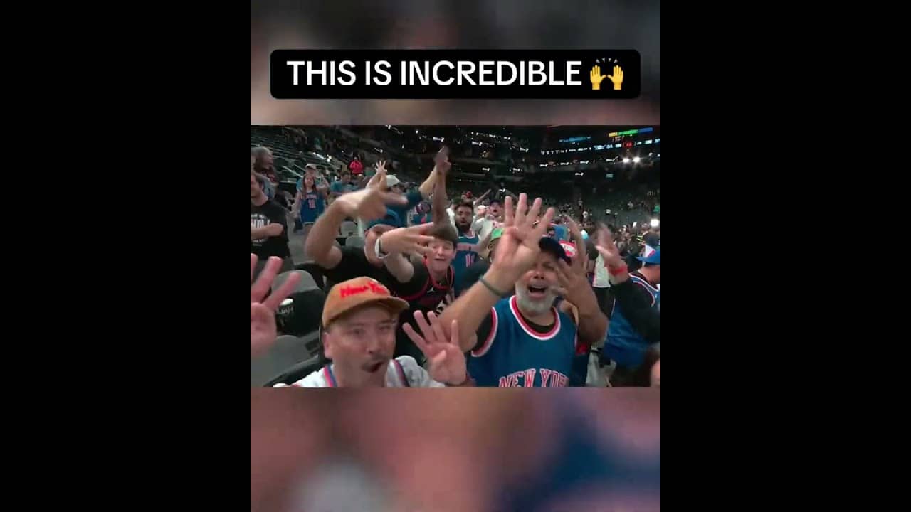 Chuck was in awe of the Knicks fans 👏