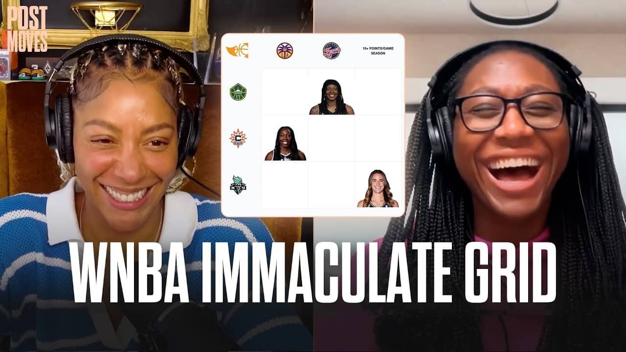 Candace Parker & Aliyah Boston Take on WNBA Immaculate Grid Challenge 🧠💡 | Post Moves
