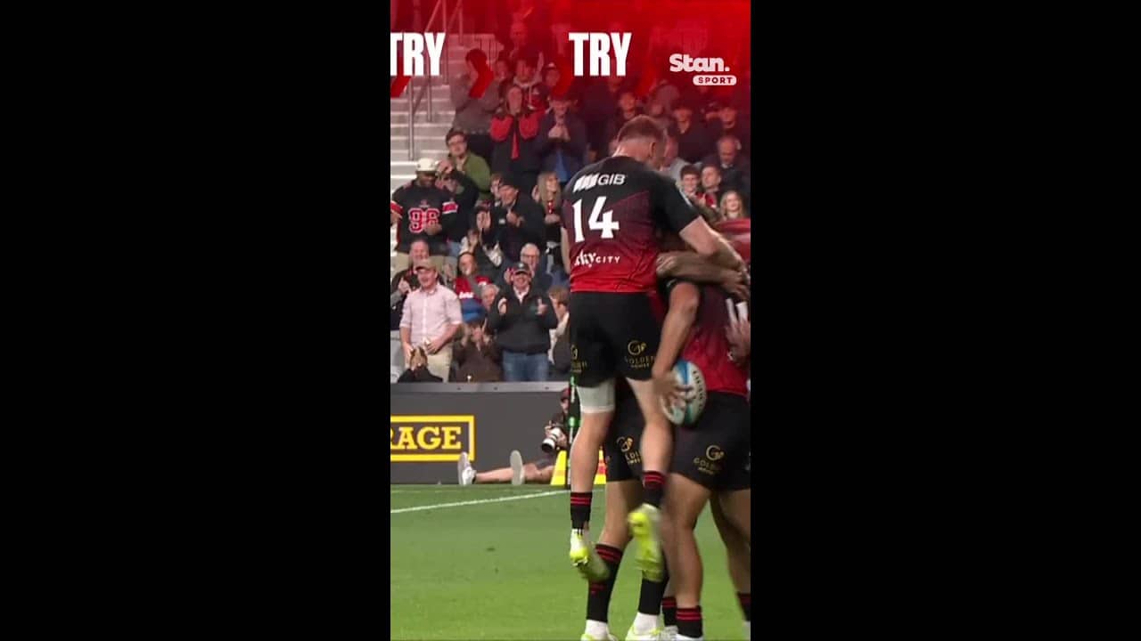 Try | Springer 68' | Crusaders vs NSW Waratahs