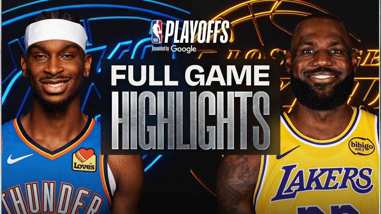 #1 THUNDER at #4 LAKERS | FULL GAME 4 HIGHLIGHTS | May 11, 2026