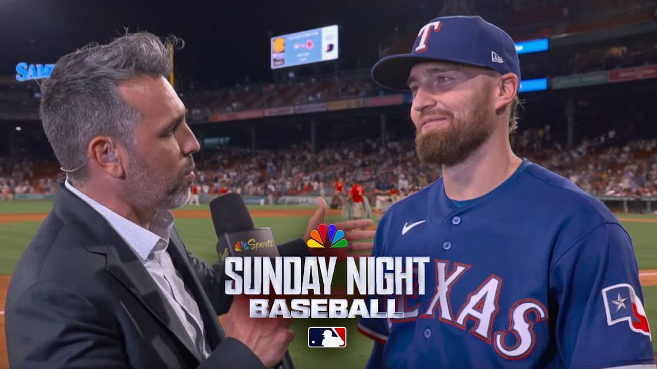 Brandon Nimmo: Rangers' coaches, Skip Schumaker 'believe in me' | Sunday Night Baseball | MLB on NBC