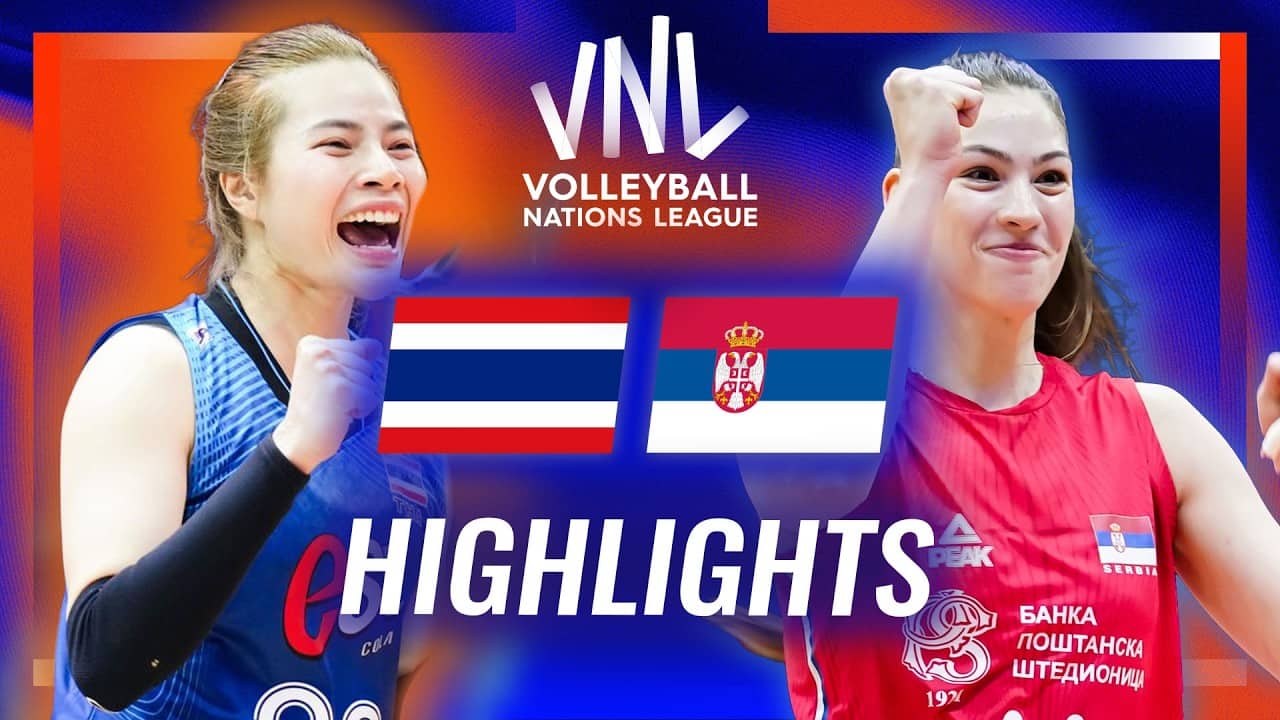Thailand 🇹🇭 vs. Serbia 🇷🇸 - Highlights | Week 1 | Women's VNL 2026