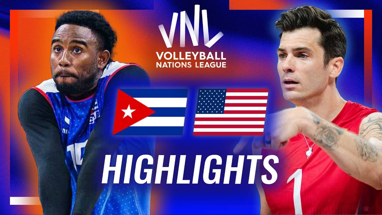 Cuba 🇨🇺 vs. USA 🇺🇸 - Highlights | Week 2 | Men's VNL 2026