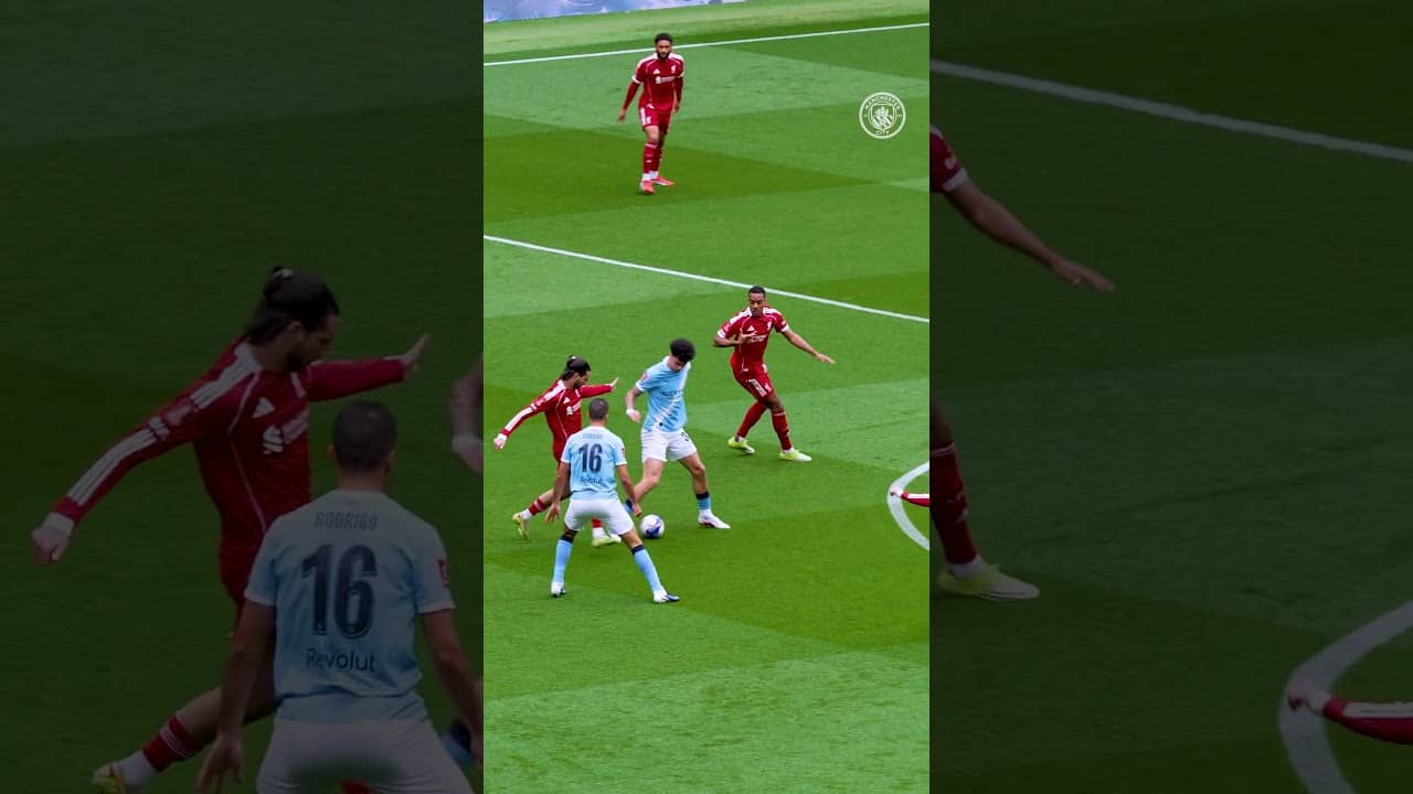 Nico O'Reilly just keeps getting better ↗️🩵 #nico #football #mancity #facup #skills #liverpool