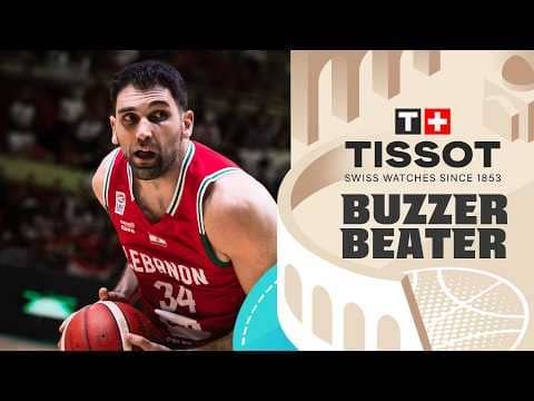 Gerard Hadidian 🇱🇧 | 🚨 TISSOT Buzzer Beater | FIBA Basketball World Cup 2027 Asian Qualifiers
