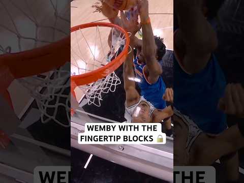 Wemby is blocking everything ❌
