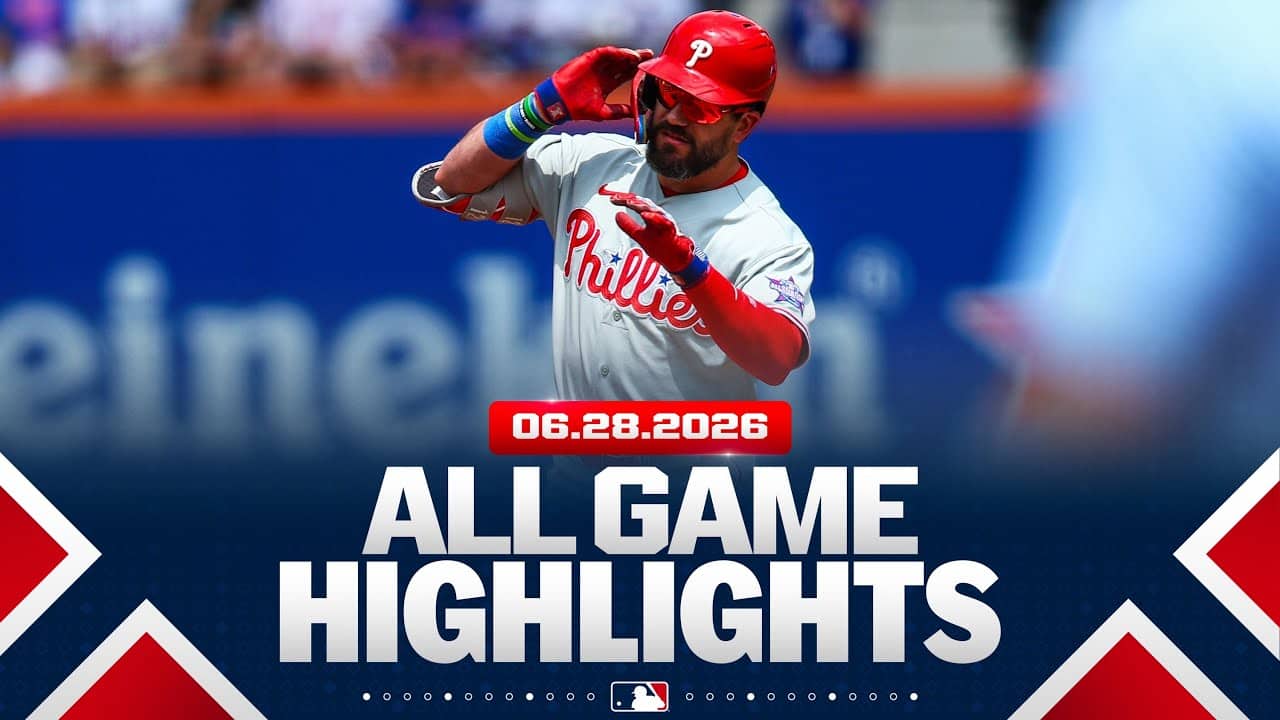 Highlights from ALL GAMES on 6/28 (Schwarber's 30th home run, Caminero's 463-foot homer and MORE!)