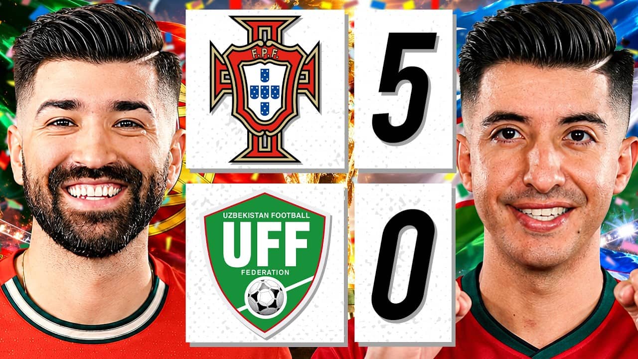RONALDO HAS ARRIVED! 👏 PORTUGAL 5-0 UZBEKISTAN (REACTION)