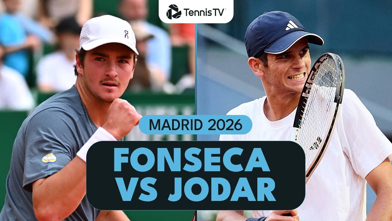 Joao Fonseca vs Rafael Jodar ELECTRIC First Meeting 🥵 | Madrid 2026 Match Highlights
