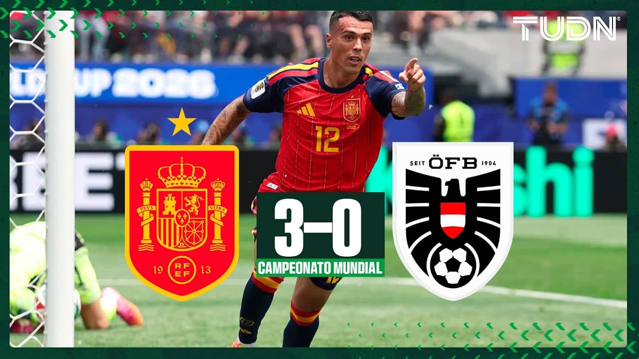 España se impone a Austria y avanza a los Octavos de Final | TUDN