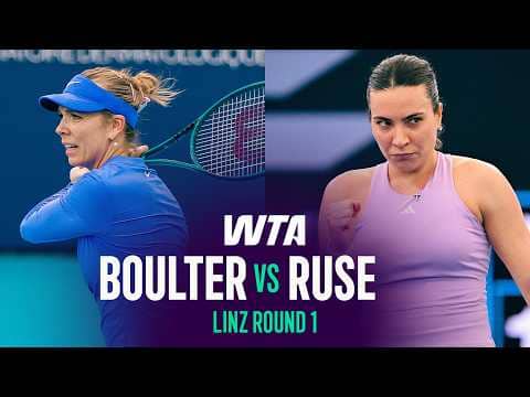 Katie Boulter vs. Elena-Gabriela Ruse | 2026 Linz Round 1 | WTA Match Highlights