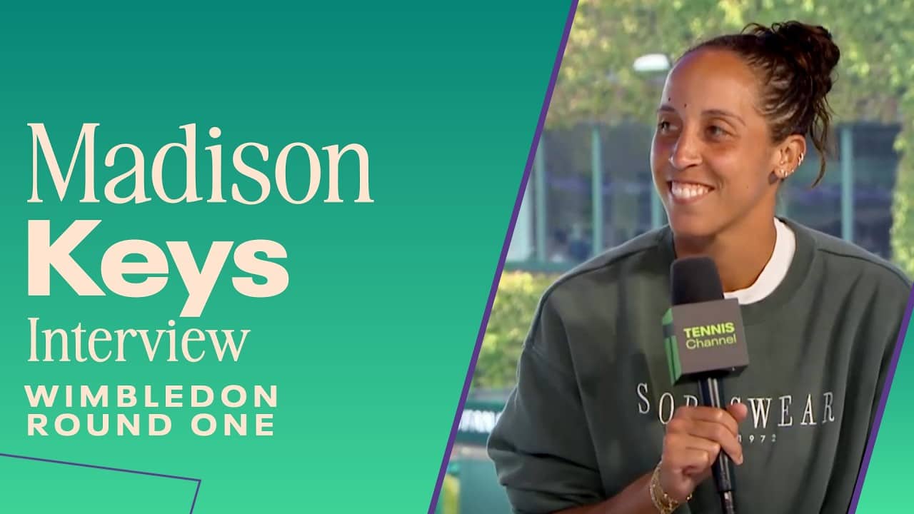 Madison Keys Talks Playing Match During Earth Quake in Costa Rica | 2026 Wimbledon