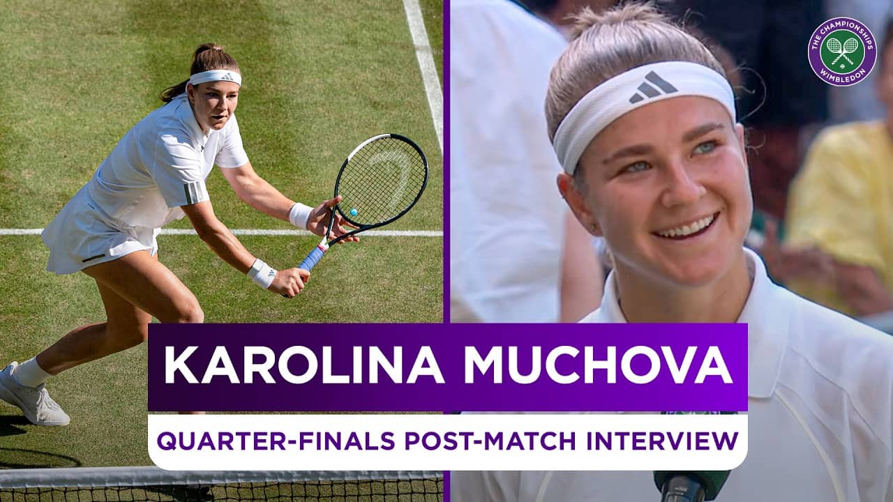 "We finally made it" | Karolina Muchova | Quarter-Finals Post-match Interview | Wimbledon 2026