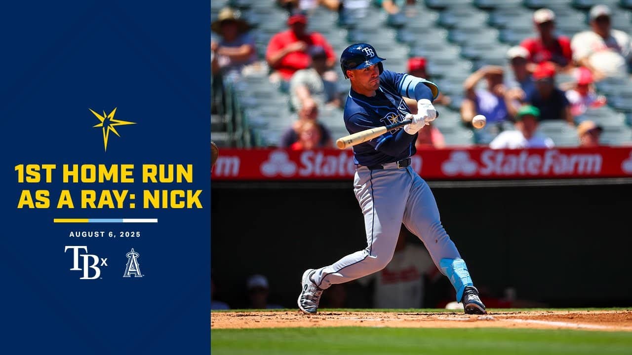 Nick Fortes’ First Home Run as a Ray
