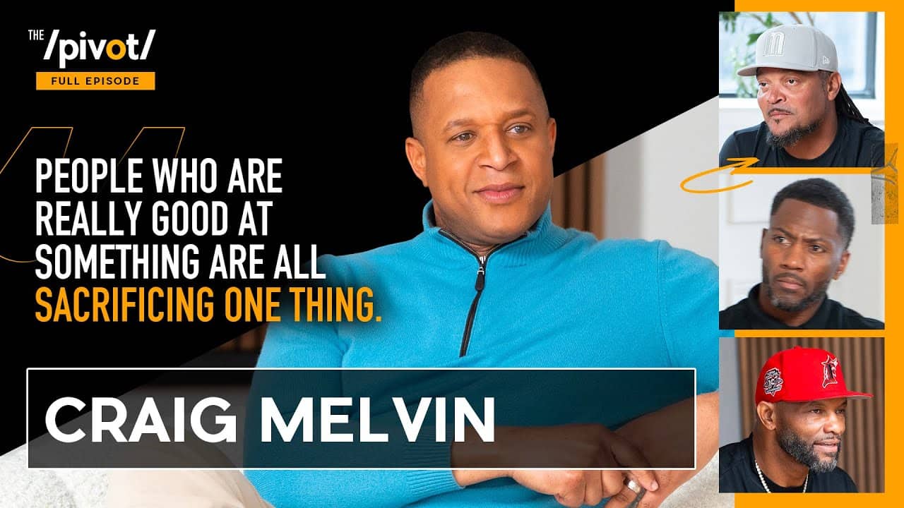 Craig Melvin The REAL cost of success nobody talks about, parenting and Savannah returns. The Pivot