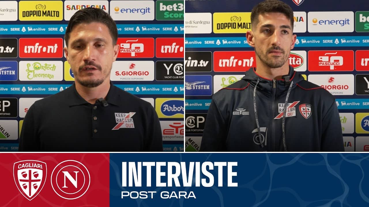 Post Gara | Pisacane e Deiola dopo Cagliari-Napoli | Serie A Enilive