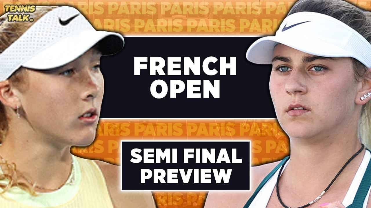 Andreeva vs Kostyuk | French Open 2026 SF | Tennis Talk Preview
