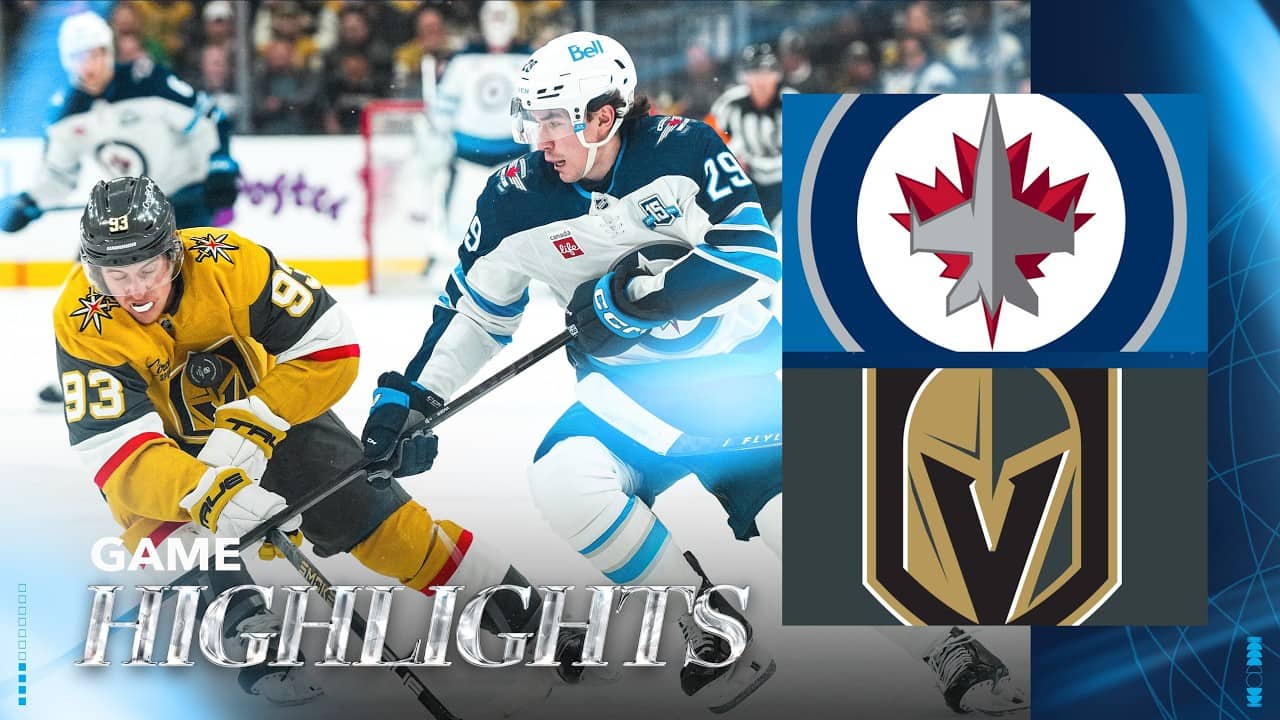 Vegas Golden Knights vs. Winnipeg Jets - Game Highlights
