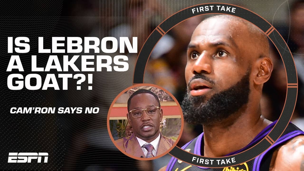 Cam'ron claims LeBron James is NOT an 'all-time great Los Angeles Laker' 😳 | First Take