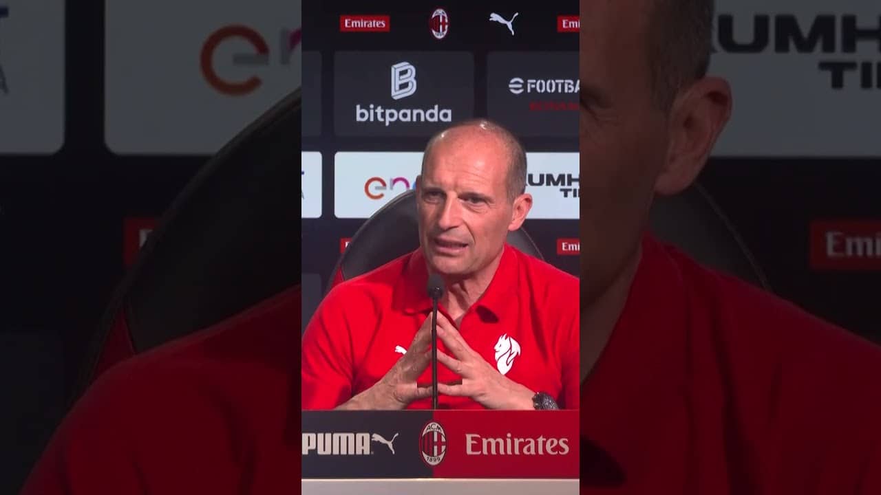 Allegri previews #NapoliMilan | #shorts