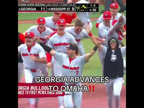 Georgia is headed to the MCWS for the first time since 2008 🐶