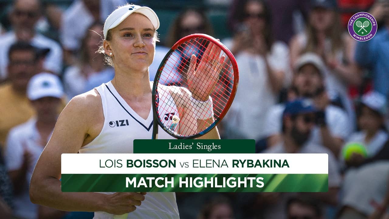 Rybakina rallies in opener! | Lois Boisson vs Elena Rybakina | Highlights | Wimbledon 2026