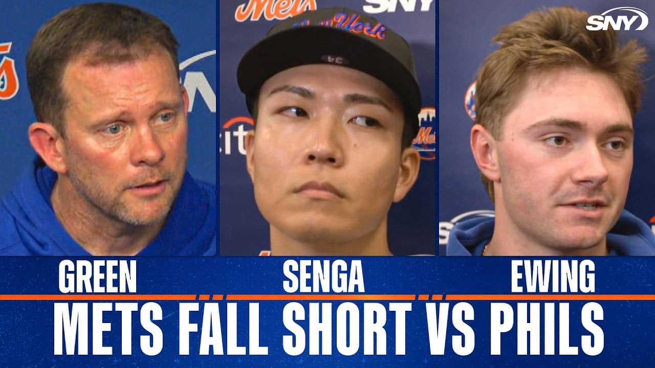 Andy Green, Kodai Senga, A.J. Ewing take stock in another one-run loss for Mets