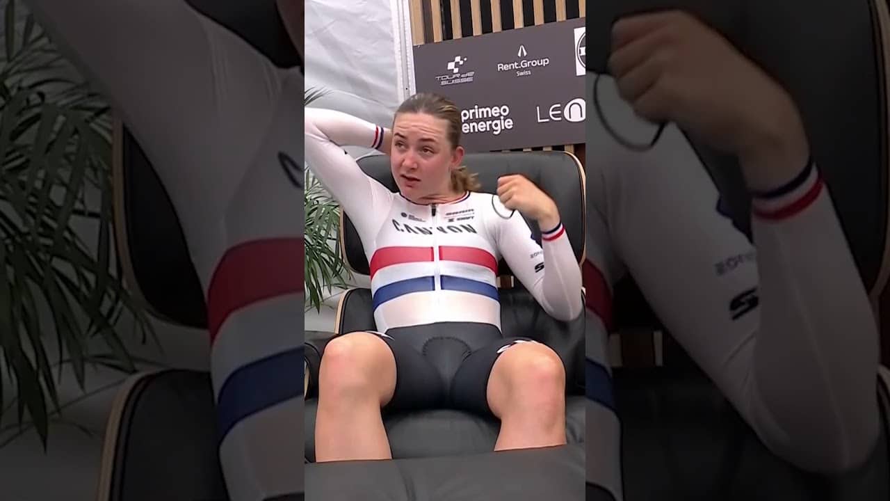 A staggering ride from Marlen Reusser claims her another TT victory! 🙌48km/h average speed 😳