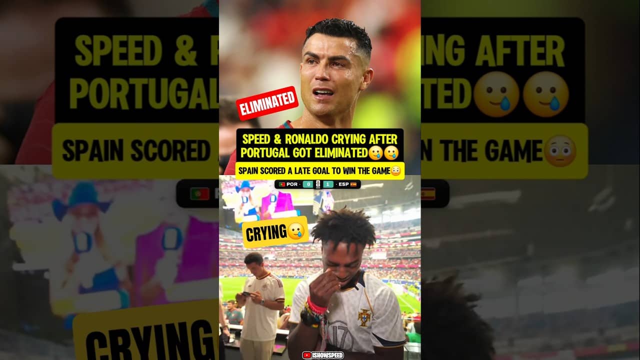 Speed was going through it for Ronaldo😭