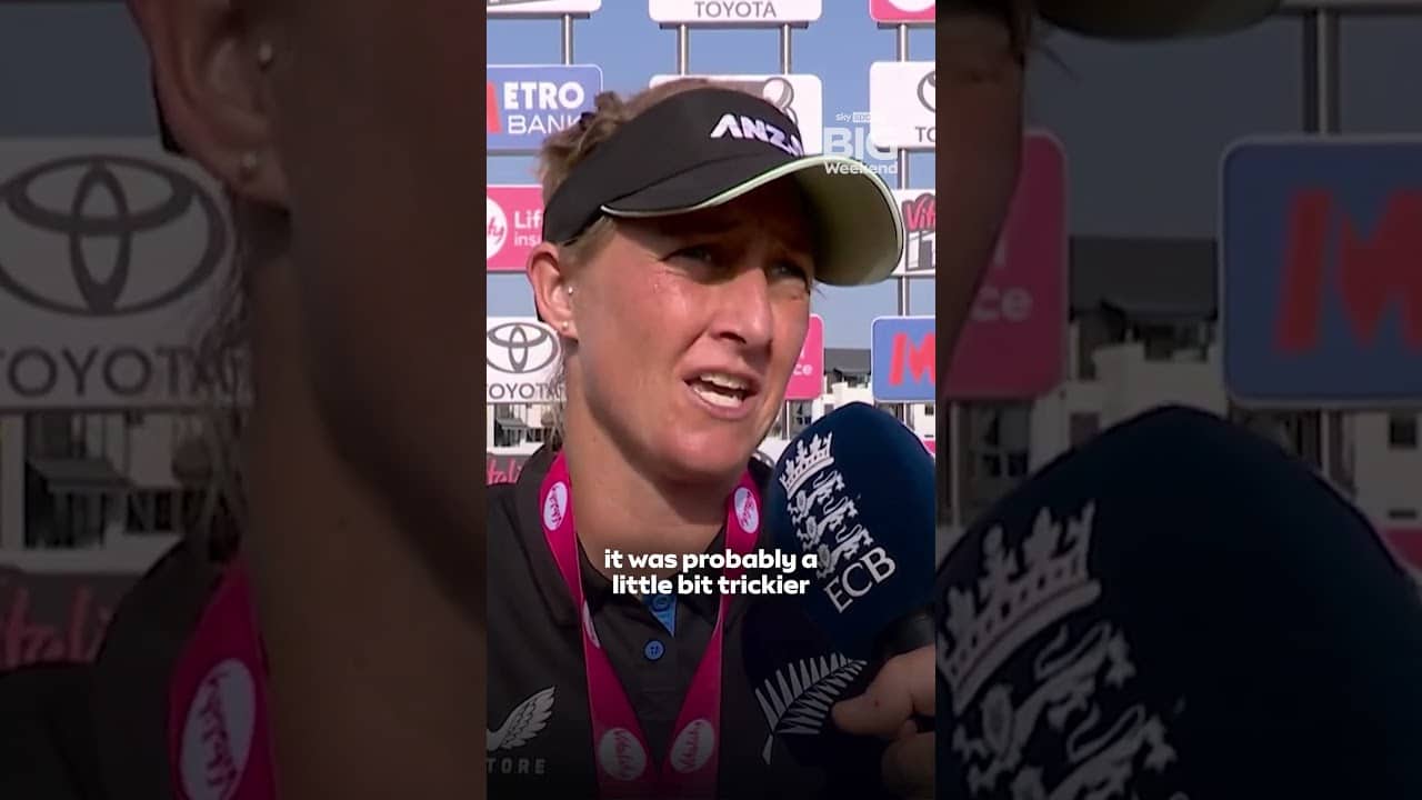 "The partnership with Maddy was outstanding!" 🙌 #cricket