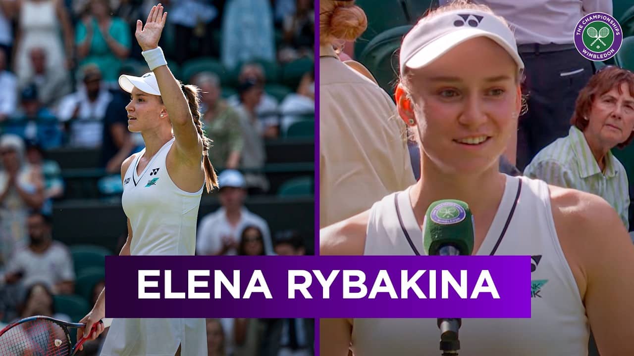 "It's amazing to be back"  | Elena Rybakina | First Round Post-match Interview
