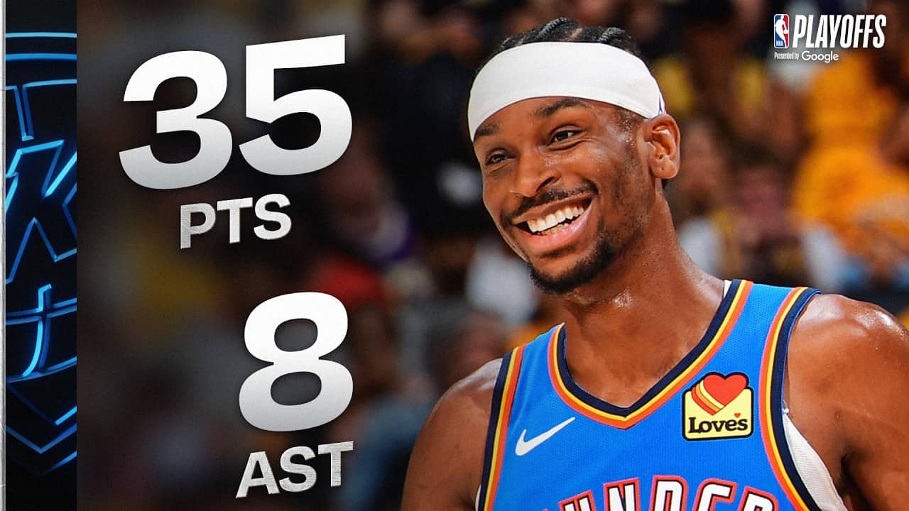 SGA's 26th 30+ PT  Playoff Game of his Thunder career! | May 11, 2026