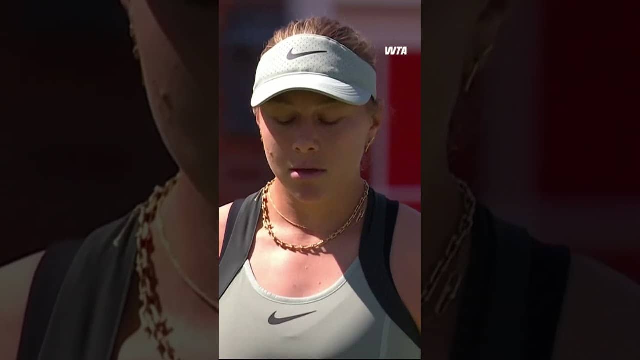 Amanda Anisimova taking charge, moving one set away from the quarterfinals! #HSBCChampionships