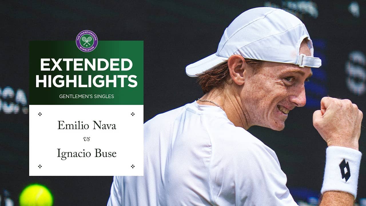 Buse rallies in opener! | Emilio Nava vs Ignacio Buse | Highlights | Wimbledon 2026