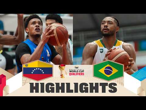 Venezuela 🇻🇪 v Brazil 🇧🇷 | Extended Highlights | FIBA Basketball World Cup 2027 Americas Qualifiers