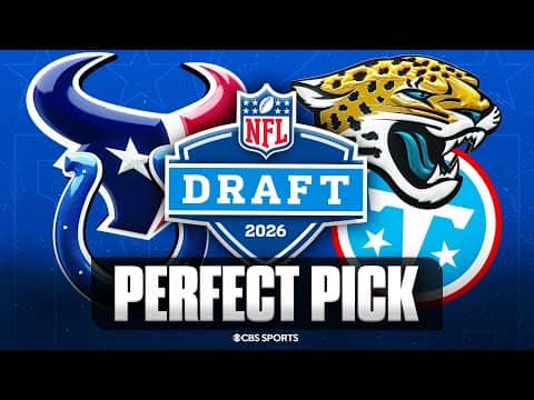 The PERFECT draft pick for every AFC South team 👀 | Titans, Jaguars, Colts, Texans