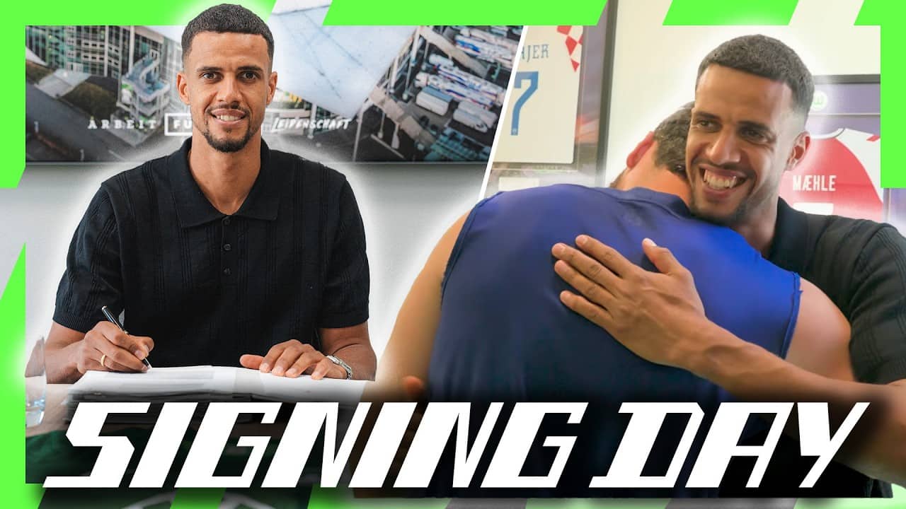 Robert Glatzel trifft sein neues Team 💚🐺 | Signing Day | Wölfe TV